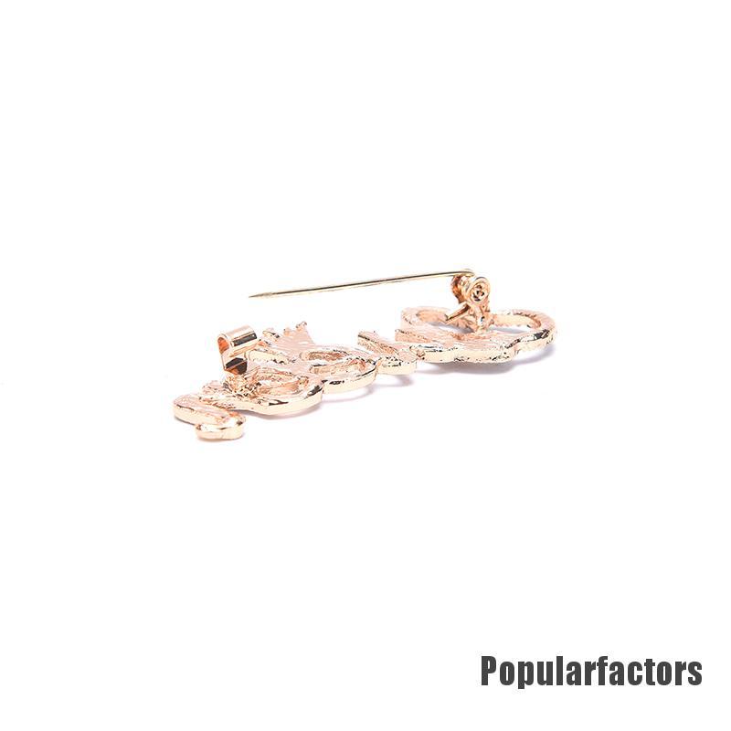 Ghim Cài Áo Hình Vương Miện Đính Đá Thời Trang