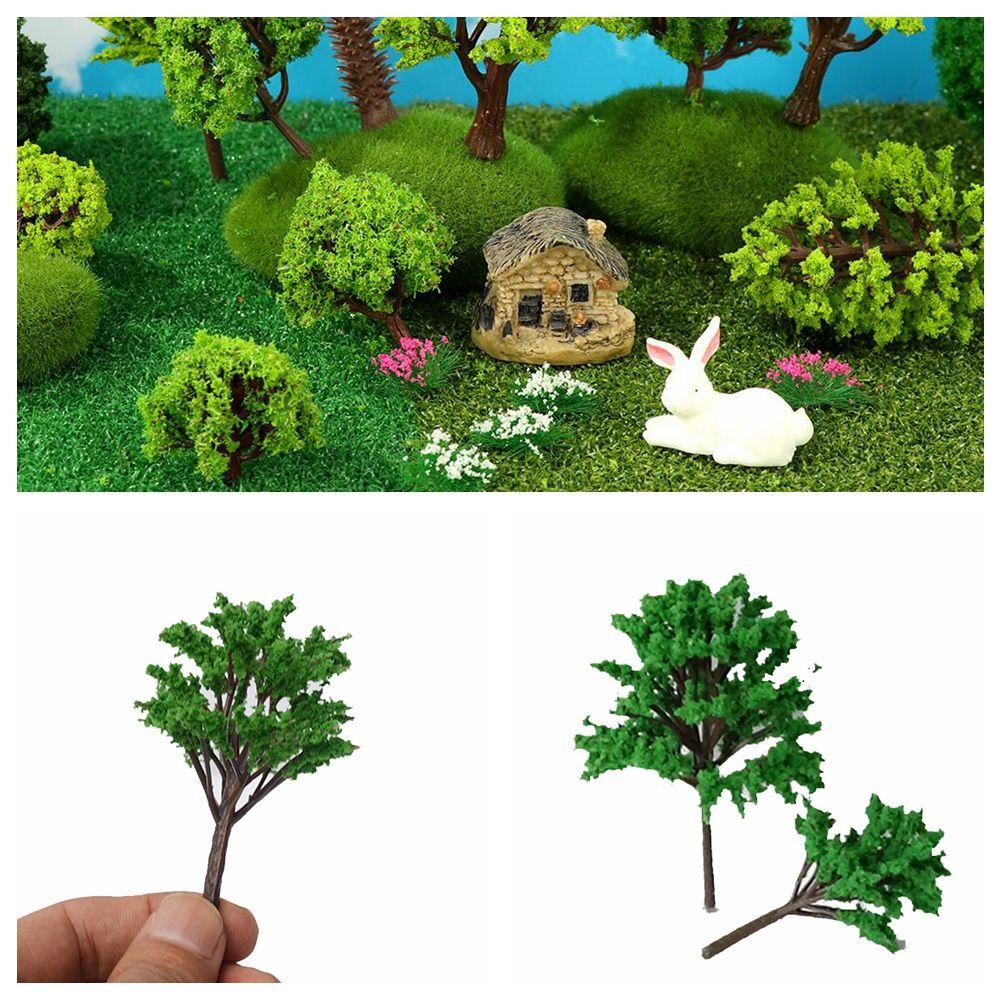Set 10 Cây Đào Giả 4 / 6 / 8 / 10 / 12CM Trang Trí Bàn Làm Việc DIY
