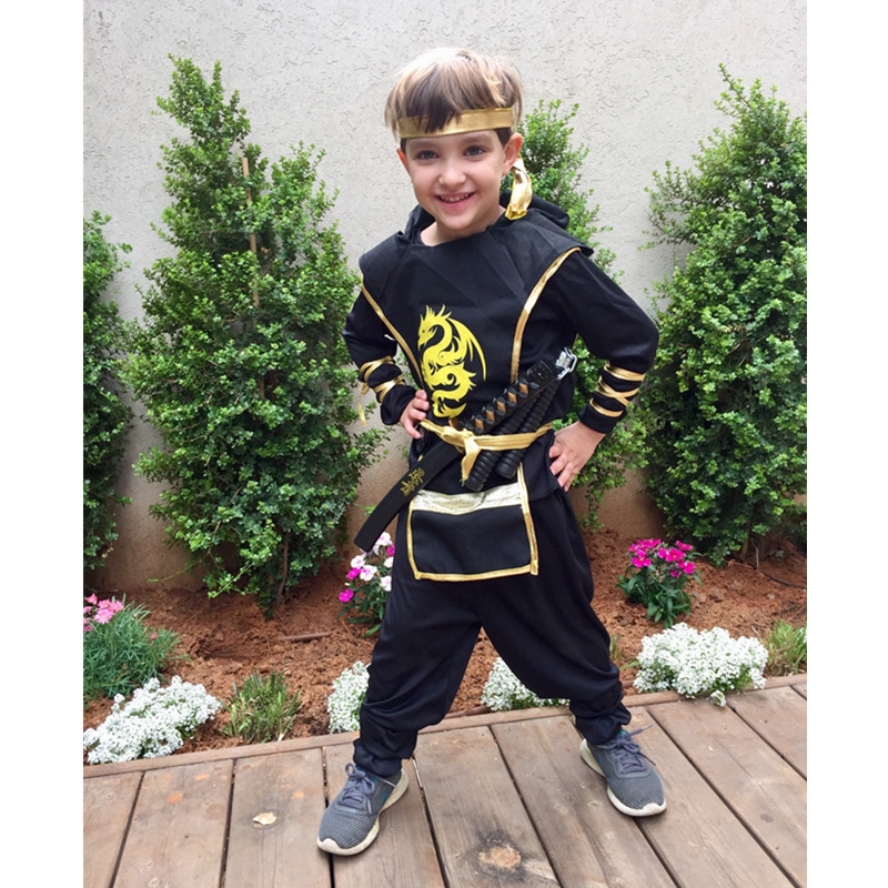 Bộ Đồ Hóa Trang Thành Samurai Nhật Bản Cho Bé Dịp Halloween