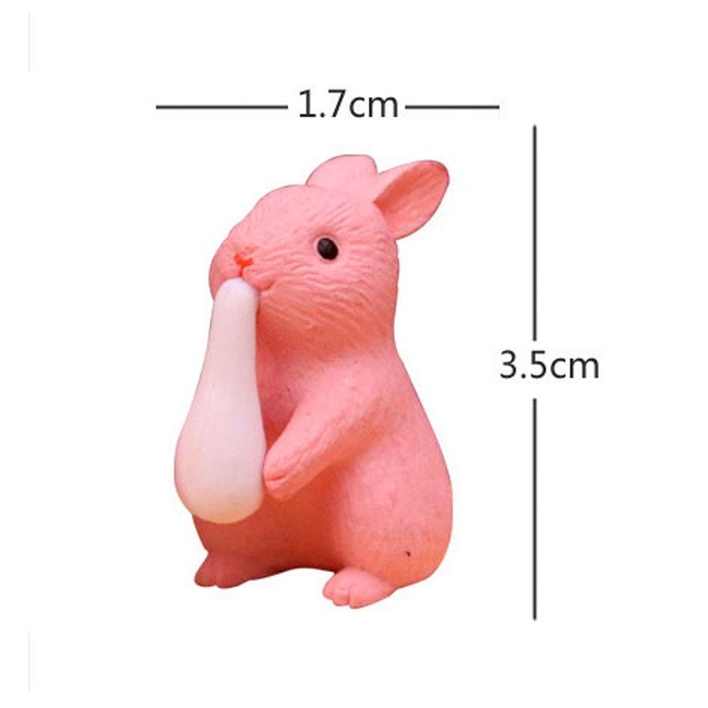 Bộ 12 Mô Hình Thỏ Phục Sinh Dùng Trang Trí DIY