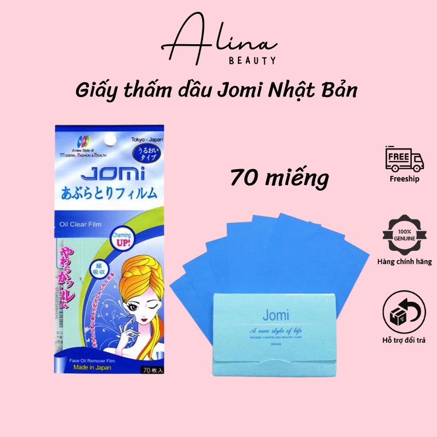 Giấy thấm dầu JOMI Nhật Bản - 70 tờ