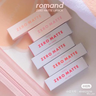 Son thỏi lì Romand New Zero Matte Lipstick 3g