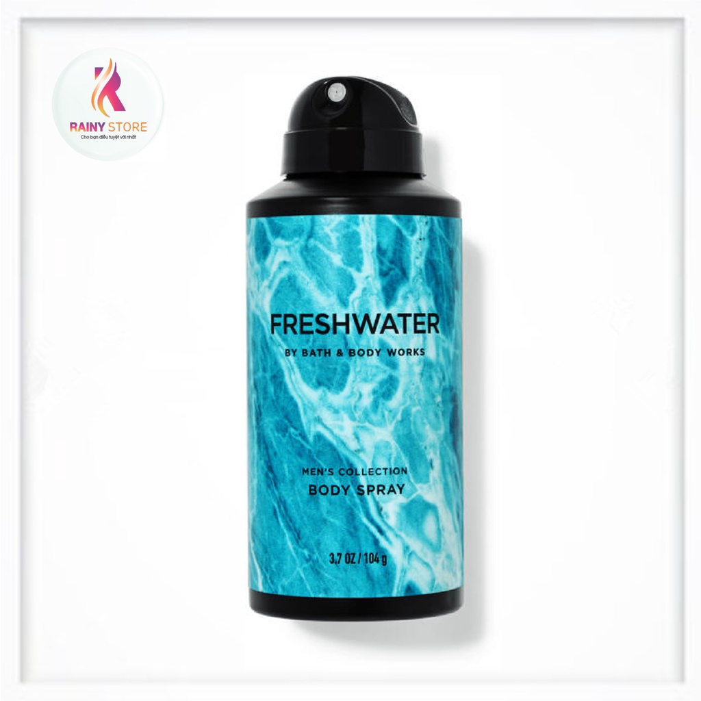 Xịt thơm toàn thân cho nam Bath & Body Works Freshwater 104g