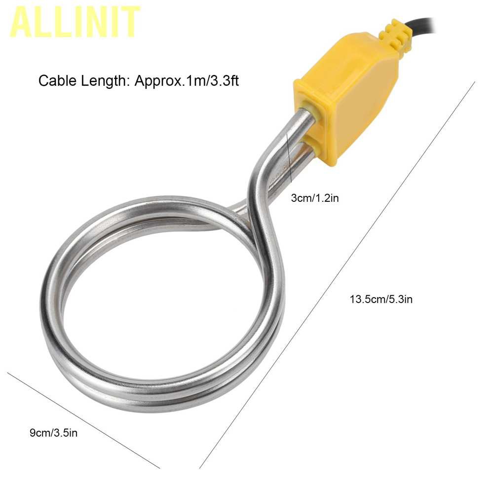 Thanh Làm Nóng Nước 1200w Bằng Thép Không Gỉ