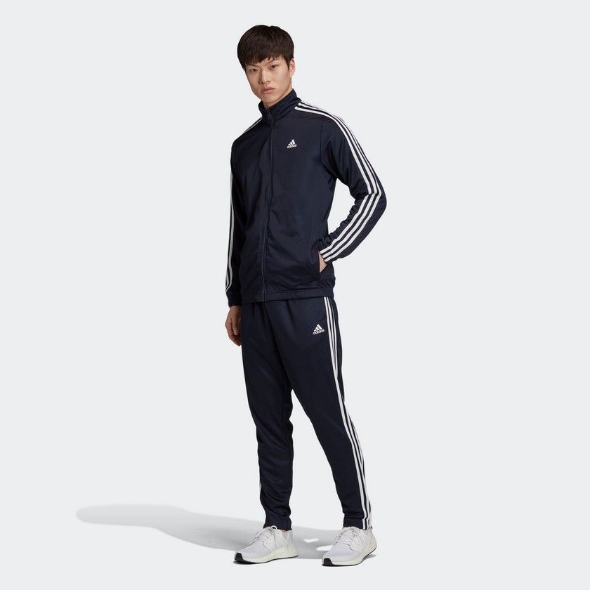 [100% HÀNG CHÍNH HÃNG] Set thể thao nam Adidas chất poly Xanh Navy - GK9658
