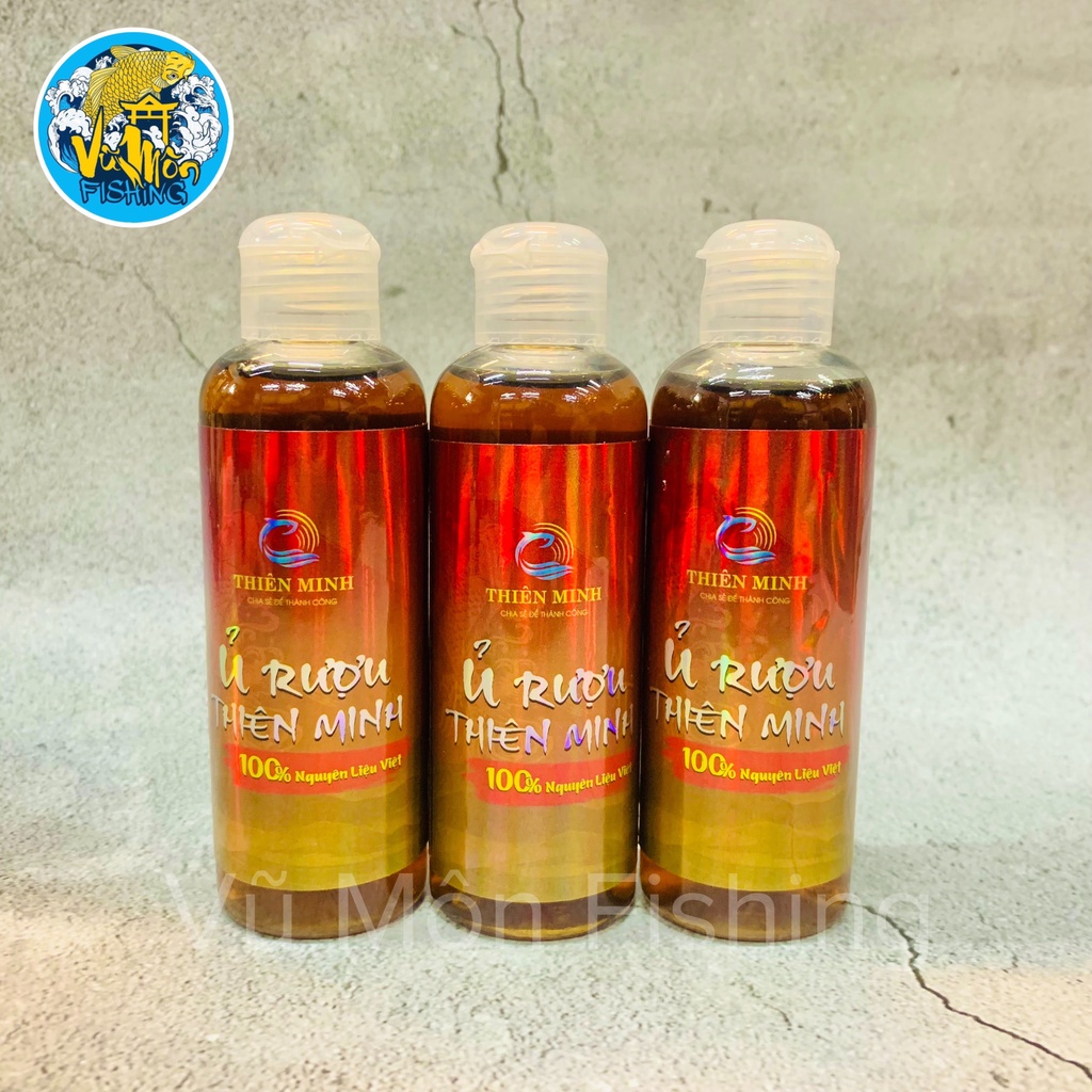 Hương Liệu Câu Cá Chép Ủ Rượu Thiên Minh 100ml/chai Giá 50k/chai - Tinh Mùi Câu Cá