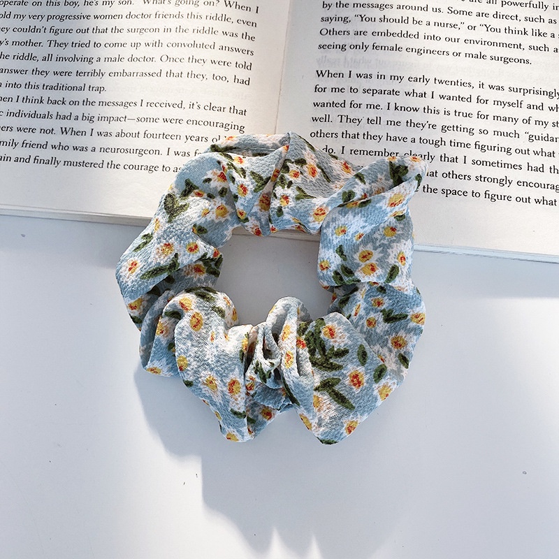 Dây cột thun buộc tóc scrunchies nhiều màu sắc nữ tính phong cách Hàn Quốc