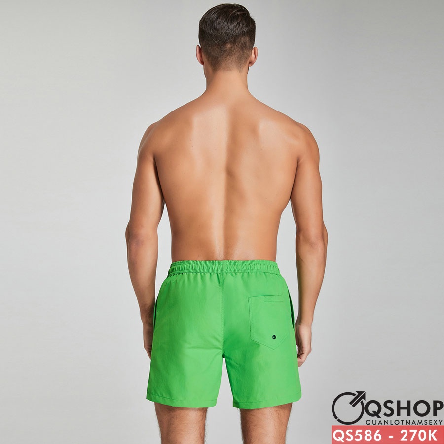 Quần short đi biển vài dù, QSHOP QS586