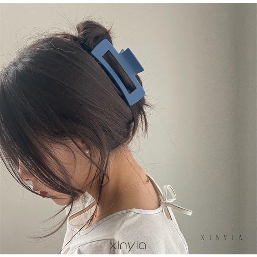 Kẹp Tóc Cỡ Lớn Thiết Kế Đơn Giản Phong Cách Hàn Quốc