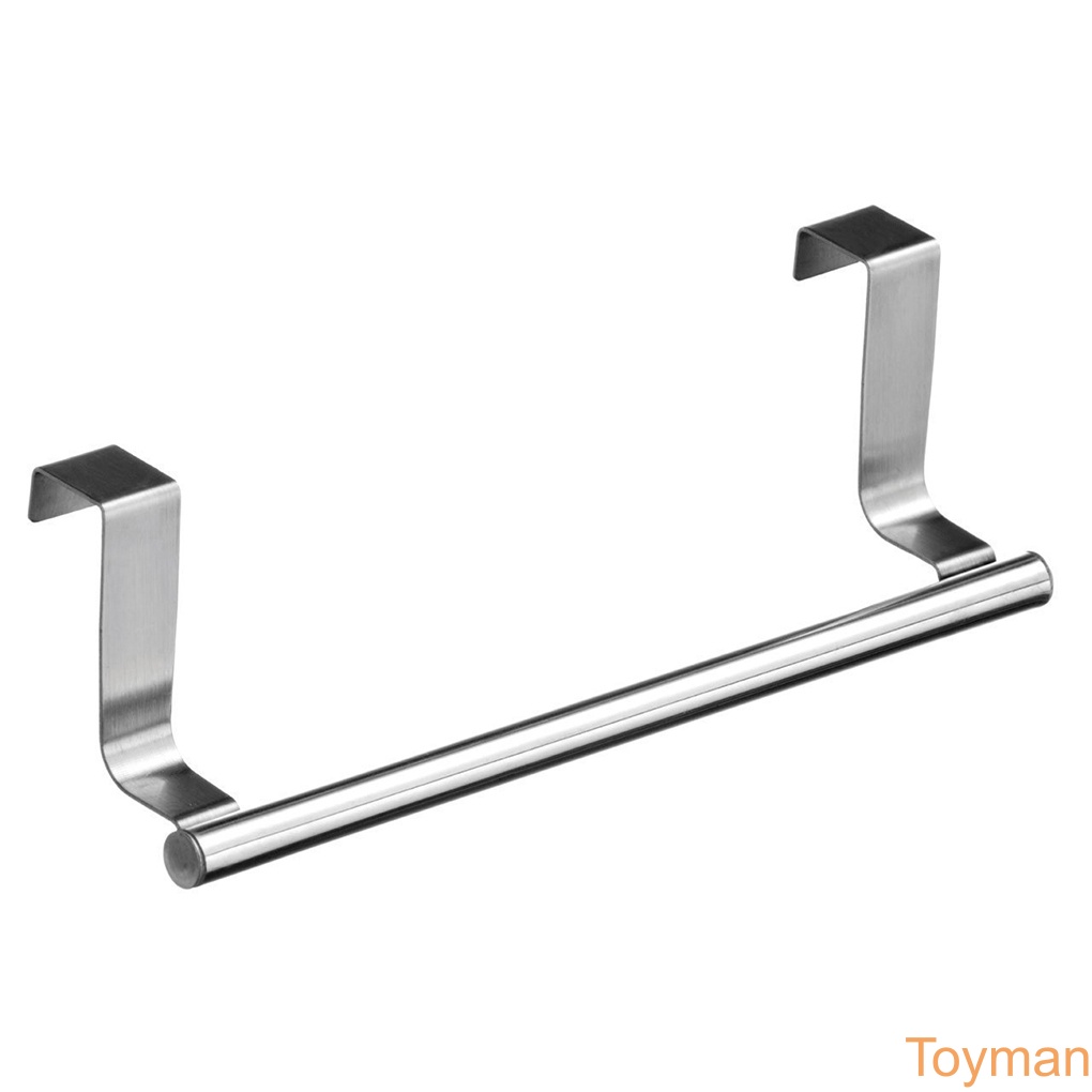 Stainless Steel Over-the-Cabinet Rack Kitchen Dish Towel Drawer Bar Holder