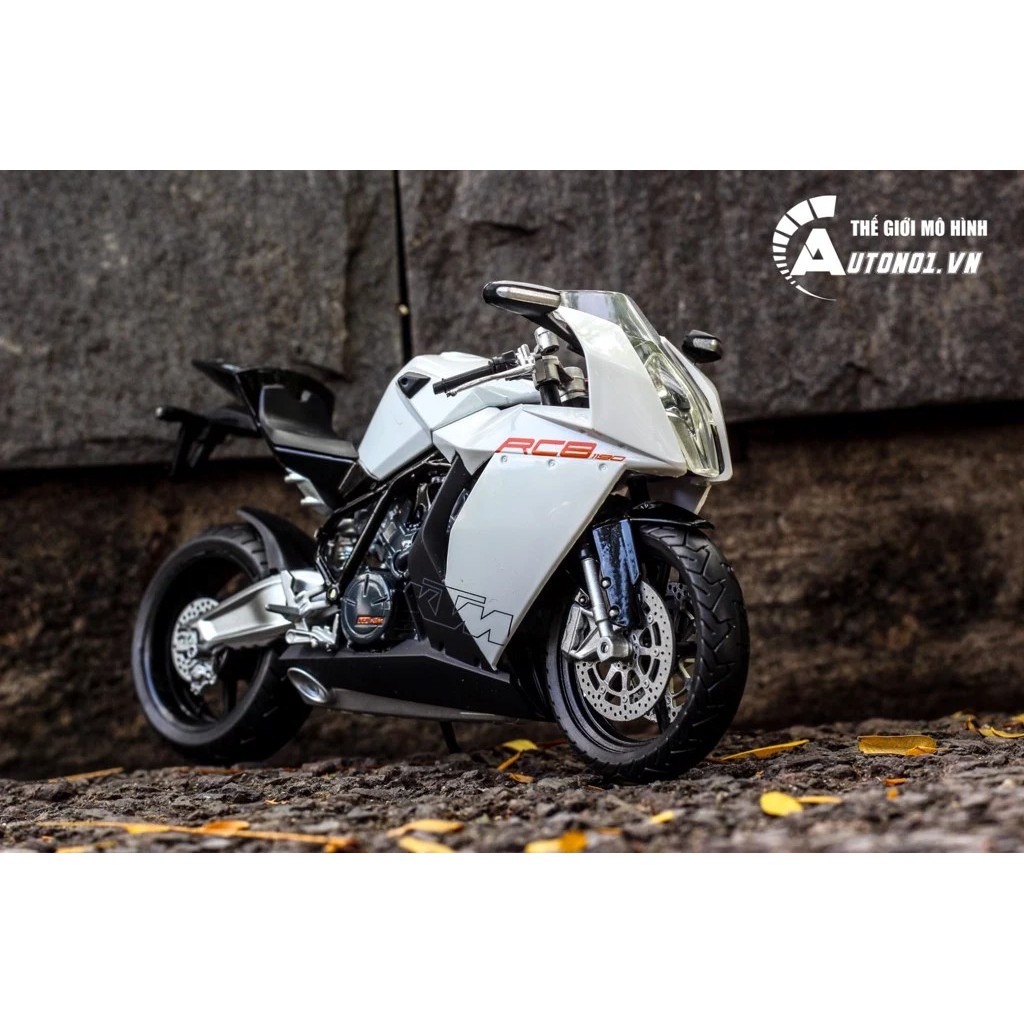 MÔ HÌNH XE KTM RC8 WHITE 1:12 JOYCITY 6804