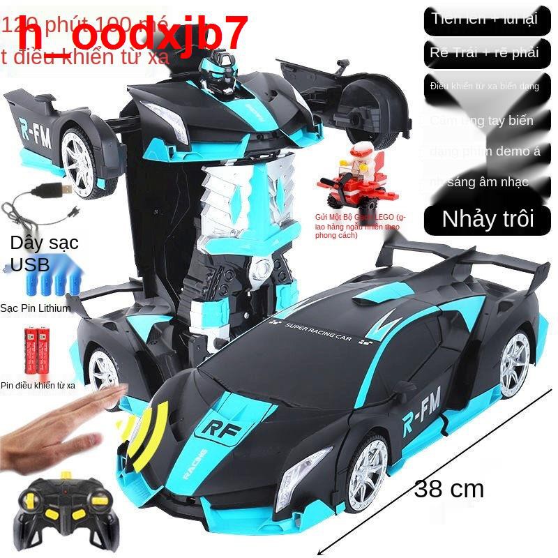 [Gửi khối Lego] Xe ô tô điều khiển từ xa có biến dạng quá khổ Boy King Kong Robot dành cho trẻ em của trò chơi đua <