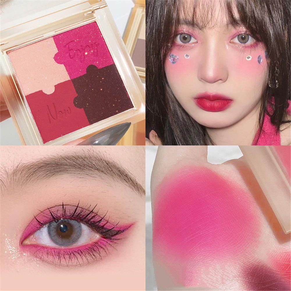 PATH Bảng Phấn Mắt 4 Màu Lì Tông Nude Chống Nước Không Lem Trang Điểm Ngày Valentine