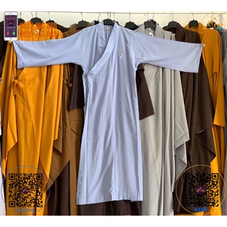 Áo Tràng Silk Phật Tử (vải siêu mát)
