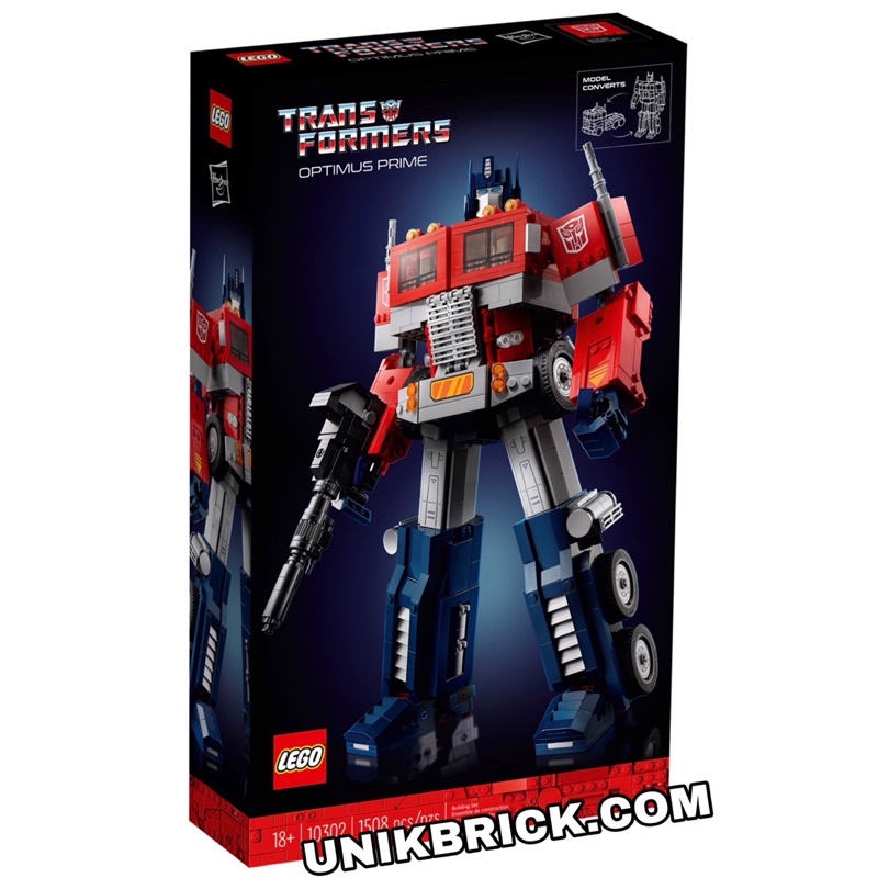 [CÓ HÀNG] Lego UNIK BRICK Creator 10302 Optimus Prime Robot khổng lồ chính hãng (như hình)