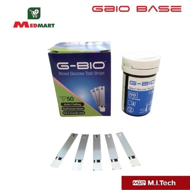  Máy Đo Đường Huyết GBIO BASE GB101, M.I.TECH Hàn Quốc Full Bộ - MEDMART