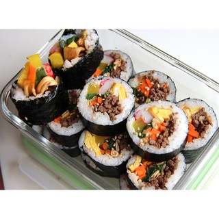 Rong biển cuộn cơm kimbab Hàn Quốc 100 lá