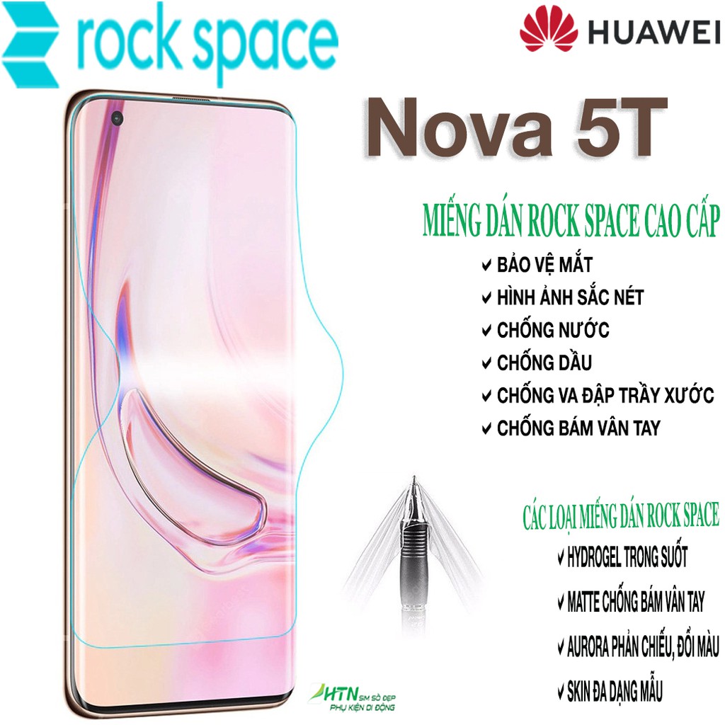 Miếng dán PPF Huawei Nova 5T cao cấp rock space dán màn hình/ mặt sau lưng full bảo vệ mắt, tự phục hồi vết xước,…