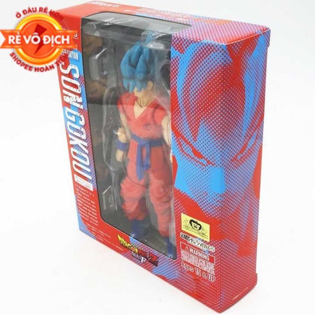 [Hàng có sẵn-Xả hàng tăng doanh số] Mô hình Goku Blue khớp cử động, sắc nét từng chi tiết