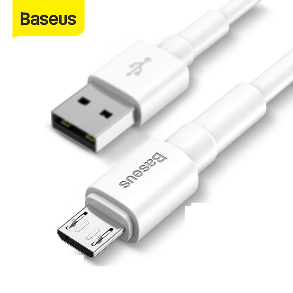 Cáp Sạc Baseus Superior Series Usb To Micro Nhựa Tpe Cao Cấp 2A Sạc Nhanh Và Truyền Dữ Liệu Dài 100Cm Cho Android