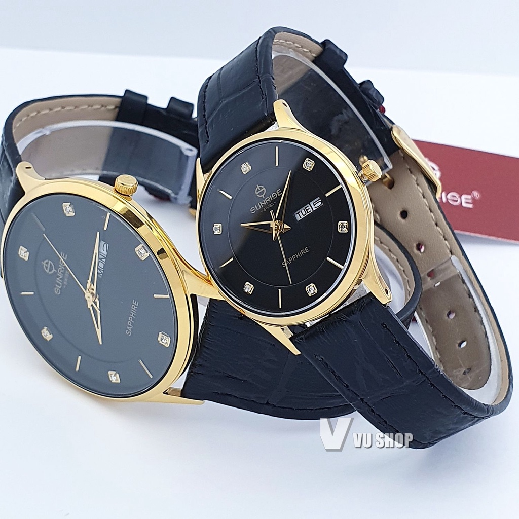 Đồng hồ đôi SUNRISE 1109PB Chính hãng