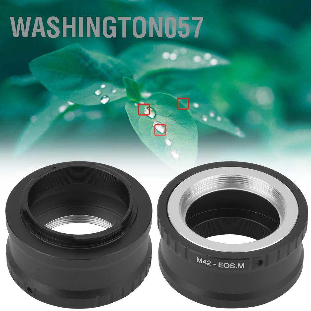 Hình ảnh Washington057 Camera Lens Adapter Ring for M42 Mount to Canon EOS M Mirrorless #6