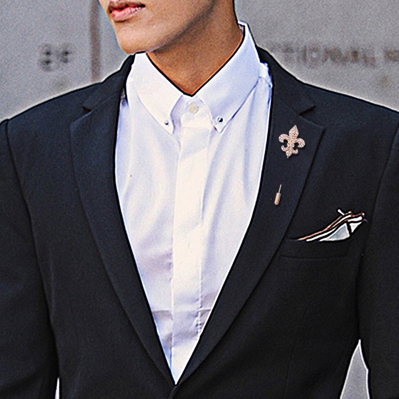 EFAN Hàng Mới Về Ghim Cài Áo Dài Thẳng Hình Bánh Lái Thuyền Đi Biển Phong Cách Hải Quân Dành Cho Nam