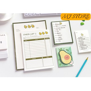 Giấy note không dính - Non Sticky note - mjstore