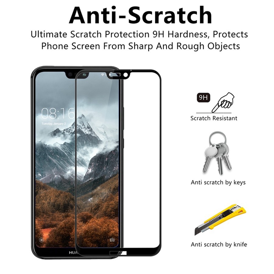 Screen Protector Huawei Y8p Y5p Y6p Y6s Y9s Y7p Nova 7 SE 7i 5T 3 3e 3i P40 P20 P30 Pro Y7 Y9 Prime 2019 Kính cường lực chất lượng cao