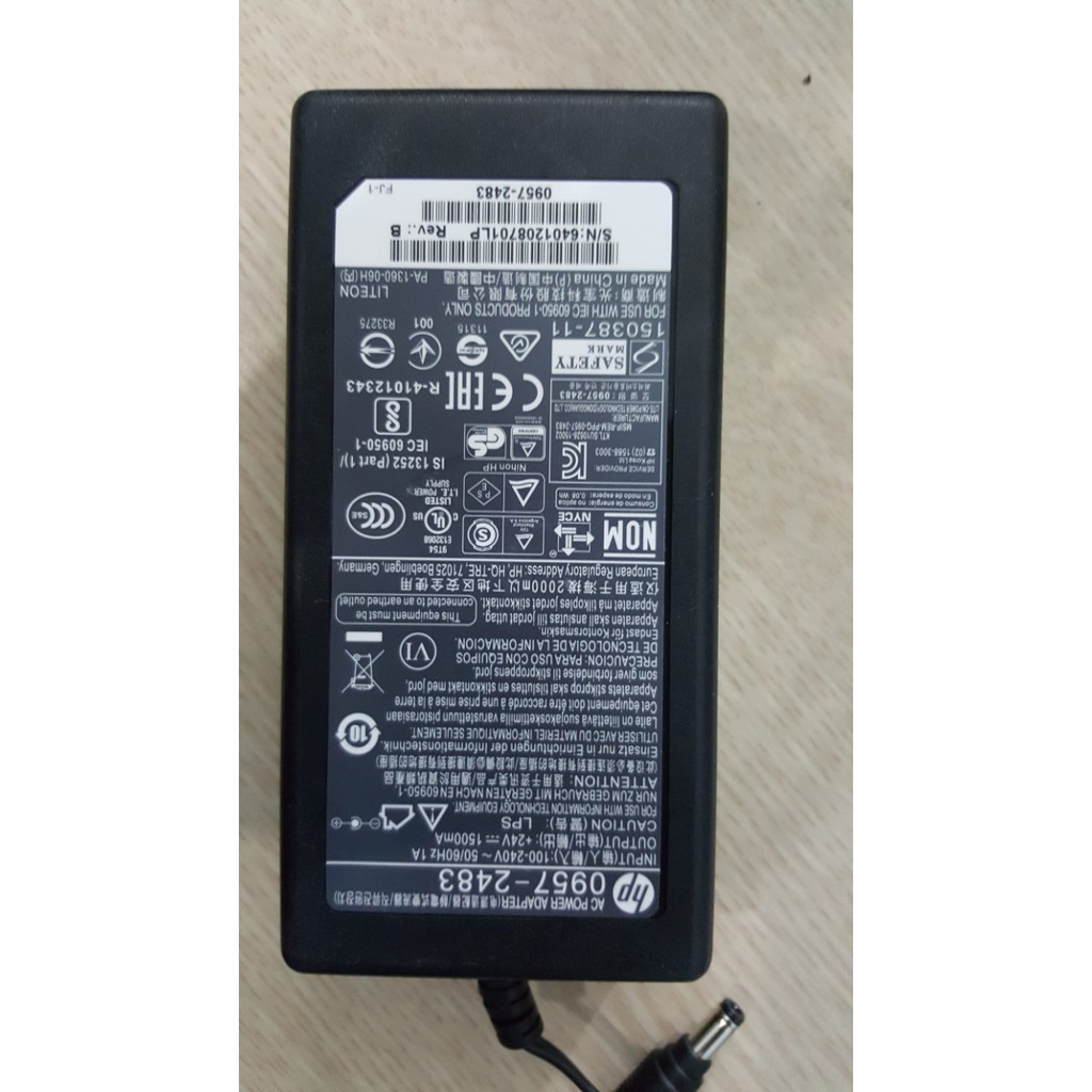 Adapter nguồn máy Scan HP 24V 1500mA