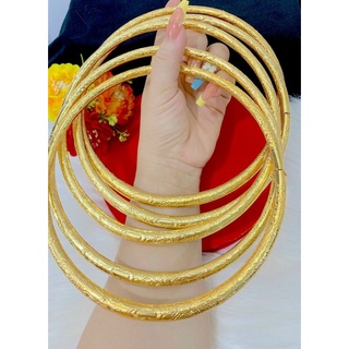 Kiềng cưới cô dâu mạ vàng 24