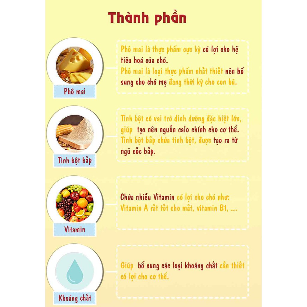 [ HSD 2022 ]  [ ẢNH THẬT ] PHÔ MAI CUỘN THỊT GÀ CHO CHÓ BOWWOW