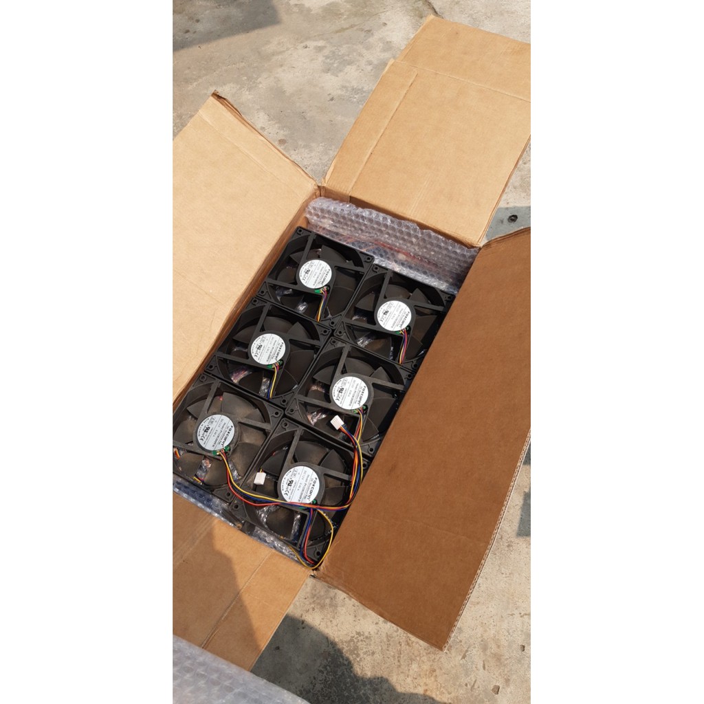 Quạt làm mát 12cm chạy điện 12v 0.9A nhiều hãng