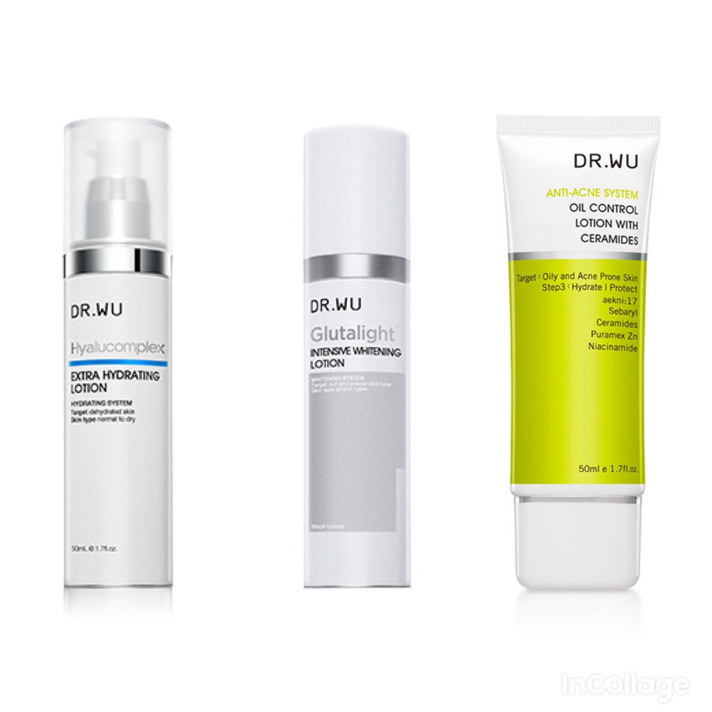 Kem dưỡng cấp nước Dr. Wu Hyaluronic Acid Lotion 50ml drwu