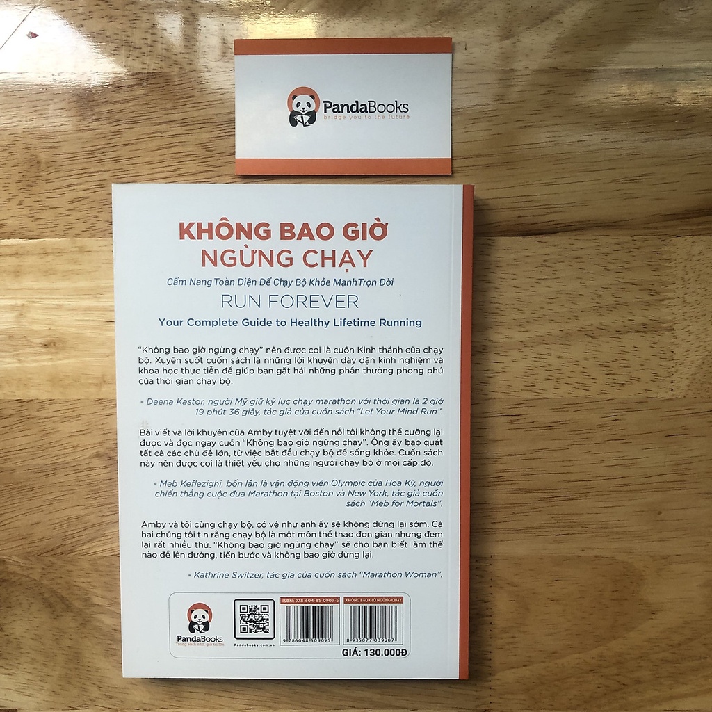 COMBO 2 Sách Chạy bộ để vượt qua + Không bao giờ ngừng chạy