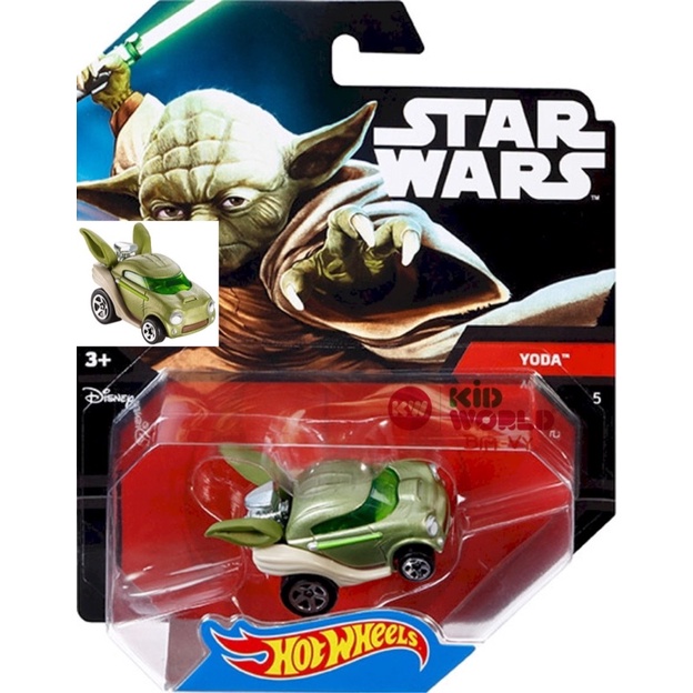 Xe mô hình Hot Wheels Star Wars Series Yoda DTB07.