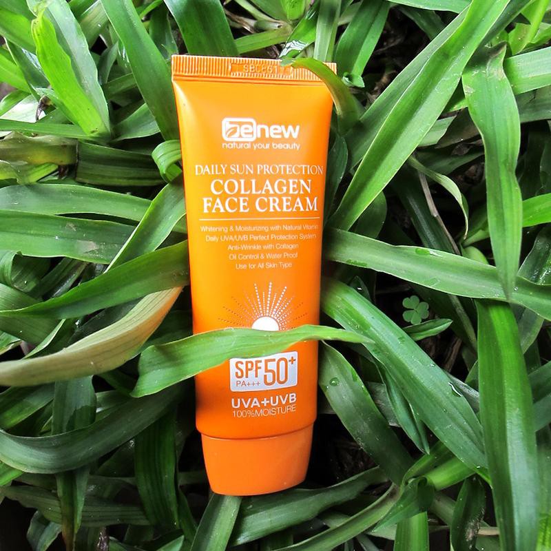 Kem chống nắng trắng da Collagen Benew Face Sun Cream Spf 50pa+++ Hàn quốc cao cấp 70ml/Hộp