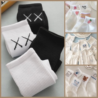 Tất cao cổ mùa đông phong cách Nhật Bản Vintage loli chất coton lưới co dãn cổ điển dể thương đơn giản, vớ cao cổ