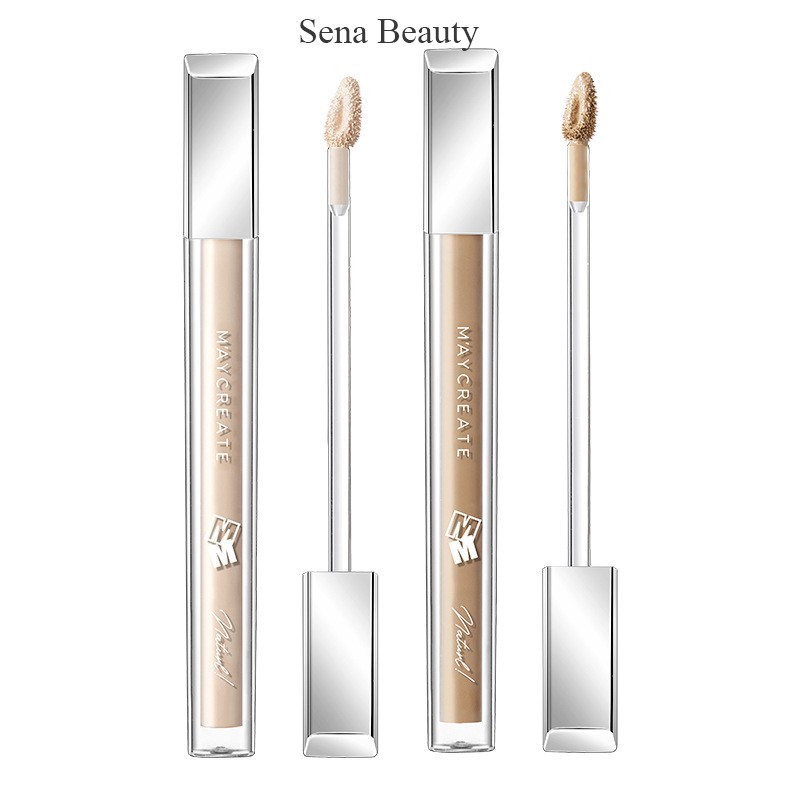 Set 2 thanh tạo khối và che khuyết điểm bắt sáng Maycreate Liquid dạng kem Sena Beauty