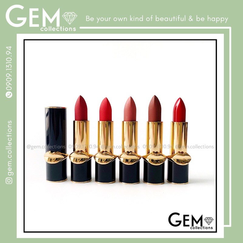 Son lì Pat McGrath MatteTrance màu Elson, Elson 2, Flesh 5, Omi, Guinevere, Obsessed