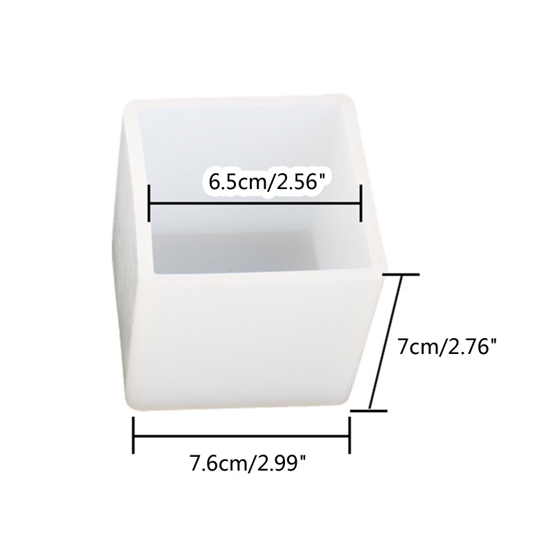 Khuôn Silicone Tạo Hình Làm Bánh Hình Khối Gương 3D DIY