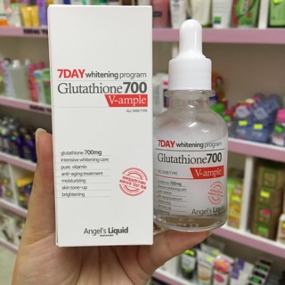 Huyết thanh trắng da 7Day Whitening Program Glutathione 700 V-ample
