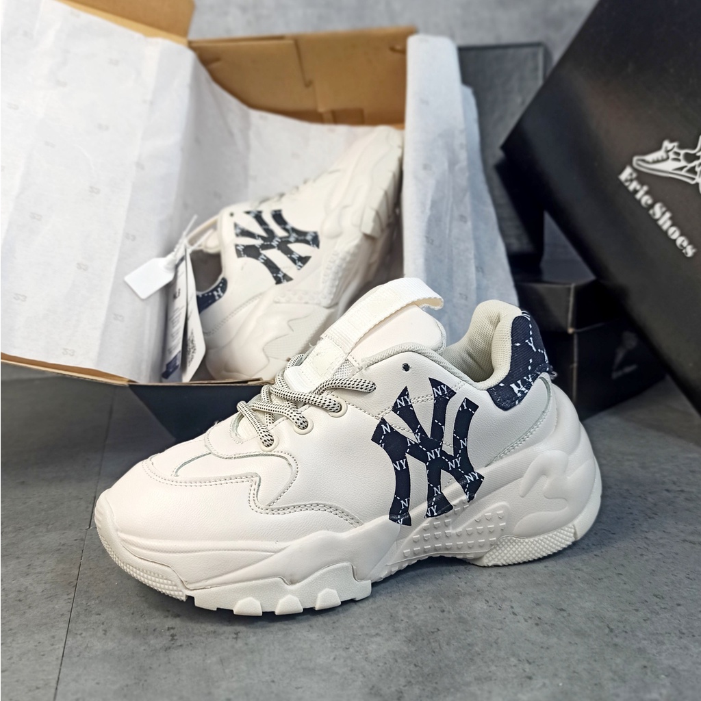 Giày Sneaker thể thao nam nữ Chunky New York, Boston đế độn 4cm, tôn dáng, nhẹ êm