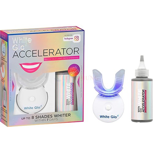 Bộ kích trắng răng bằng ánh sáng xanh White Glo Accelerator - Hàng nhập khẩu
