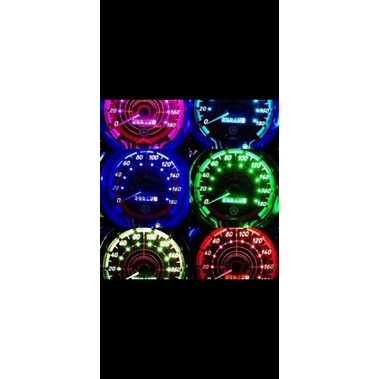 Led sang số đổi màu xe máy