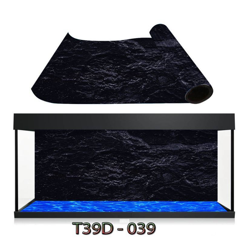 Tranh 3D dán bể cá cảnh , siêu đẹp siêu nét , tích hợp keo sẵn trên bề mặt tranh , nhận in kích thước theo yêu cầu