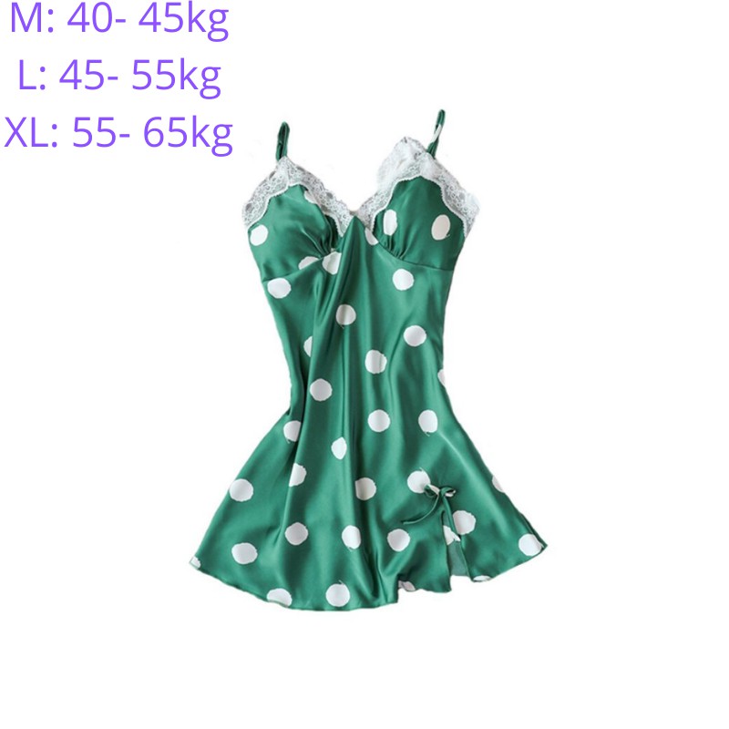 Váy Mặc Nhà Bằng Lụa Satin Cao Cấp Ở Nhà Hay Ra Phố Đều Lung Linh | BigBuy360 - bigbuy360.vn