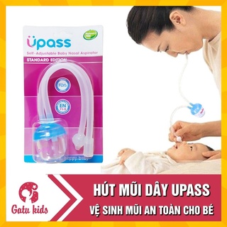 Hút mũi dây silicon Upass đầu mềm- vệ sinh mũi an toàn cho bé