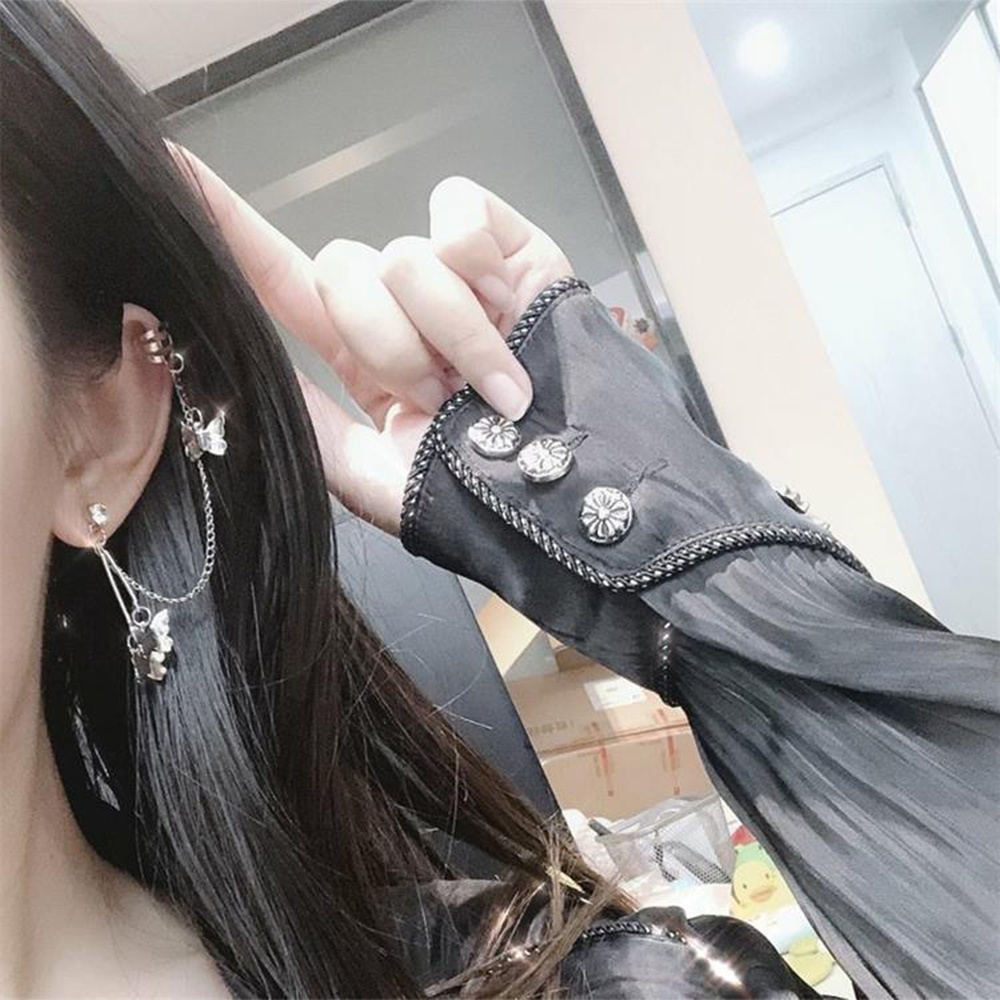 Bông tai hình bướm phong cách Hàn Quốc cá tính dễ thương cho nữ