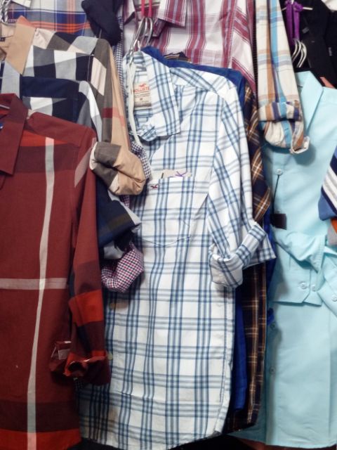Áo sơ mi hollister Tay Dài hàng chất
